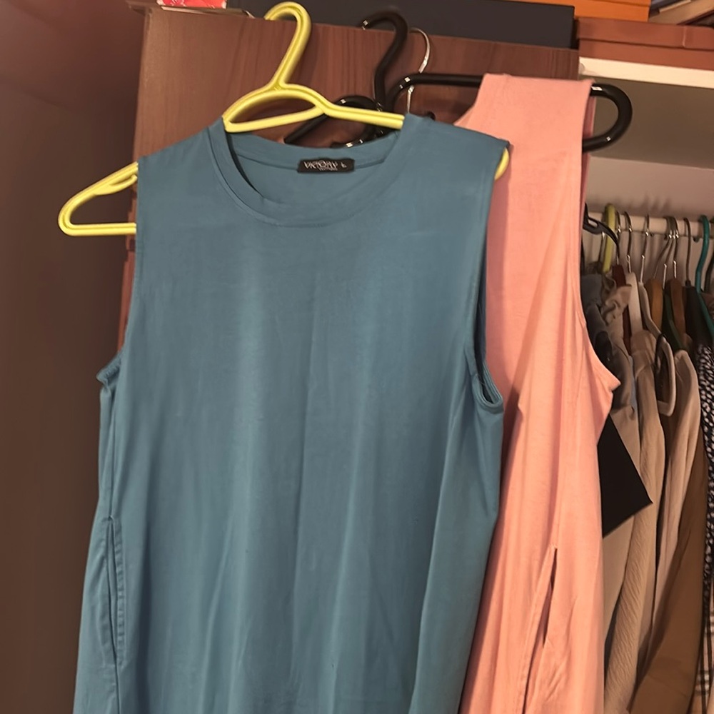 Cictory Dress Pink And Blue